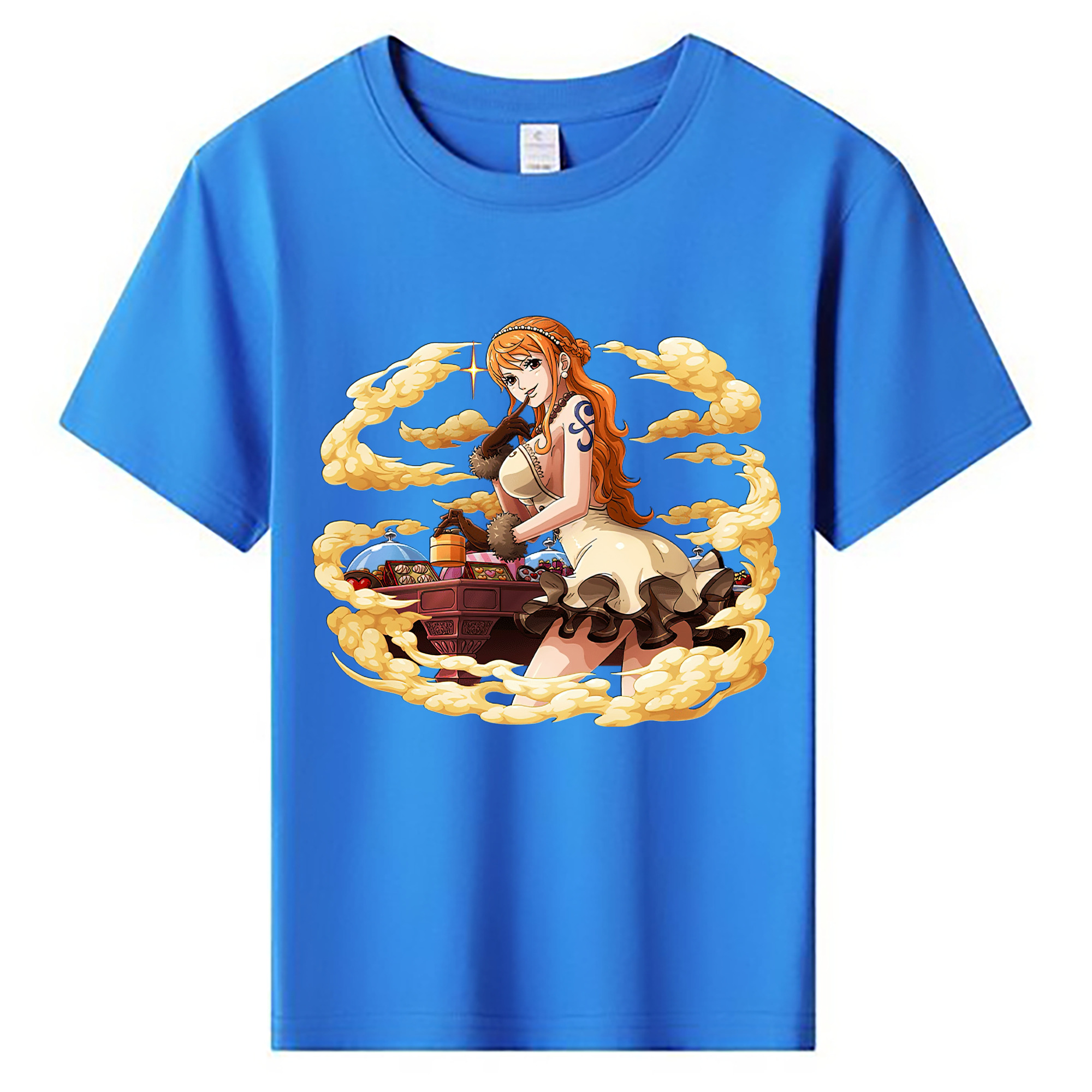 ワンピース ナミ ONE PIECE Nami 綿100％キッズTシャツ（フロントプリント）